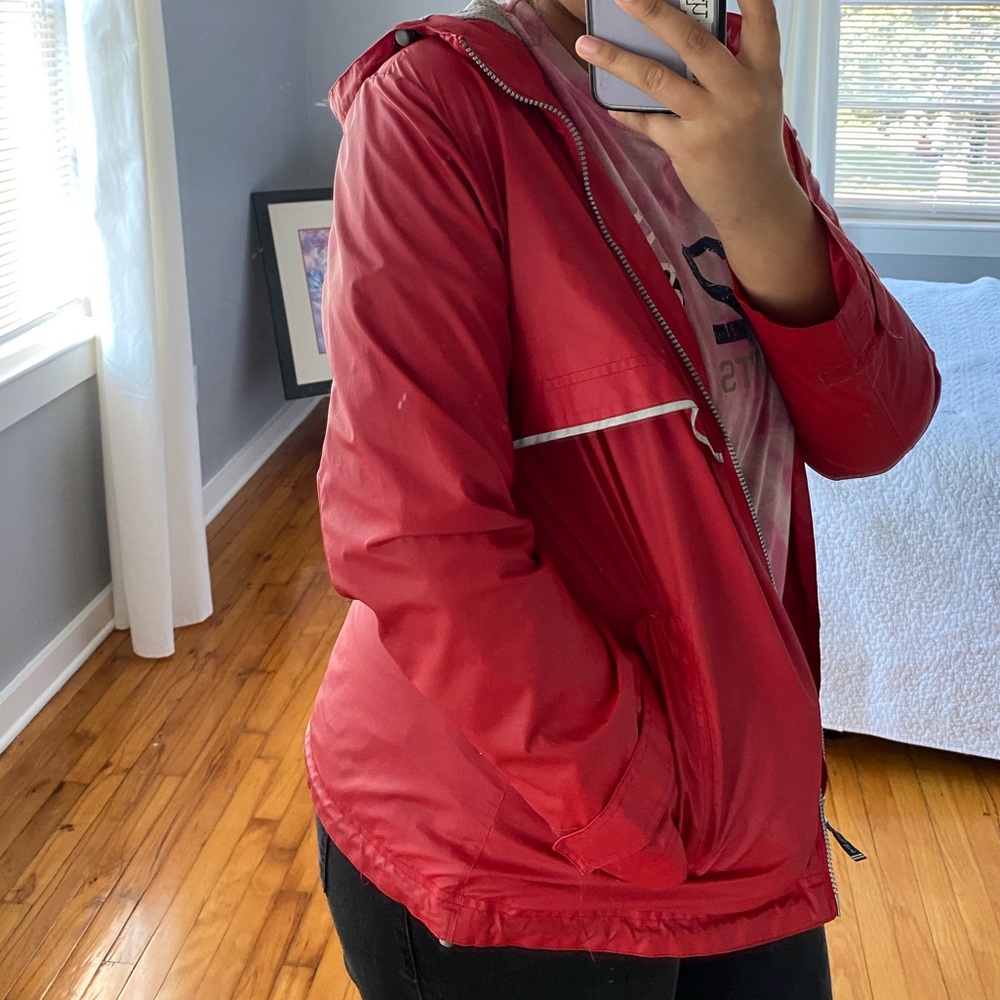 Red Charles River Rain Coat!